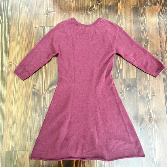 NWOT Aritzia Sunday Best Maroon Burgundy Long Sleeve Mini Dress - Picture 3 of 6